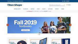 
                            6. Titan Shops: The Official University Store of Cal State Fullerton