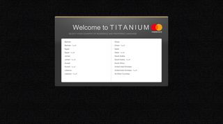 
                            7. TITANIUM Mastercard® | Splash Page