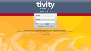 
                            7. Tivity Health Provider Fitness Portal - Log On