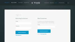 
                            4. TiVo Online Shopping Login