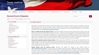 
                            1. TJB | 2nd COA | Attorney Portal - Texas Courts