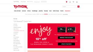 
                            5. TJX Rewards® Credit Card - T.J.Maxx