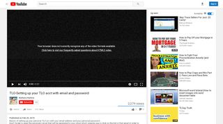 
                            4. TLO-Setting up your TLO acct with email and password - YouTube