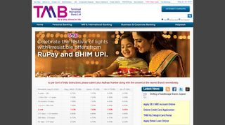 
                            6. tmb.in - Home - Best Indian Bank Offering High Interest ...