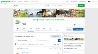 
                            7. TMC Rehab Coordinator Jobs | Glassdoor