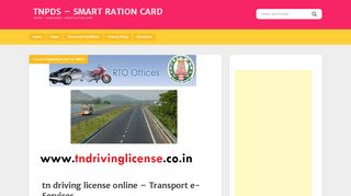 
                            5. tn driving license online – Transport e-Services | TNPDS - …