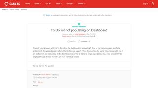 
                            5. To Do list not populating on Dashboard | Canvas LMS Community