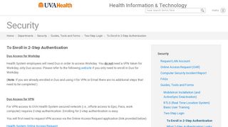 
                            8. To Enroll in 2-Step Authentication - Healthsystem ...