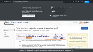 
                            3. To implement registration page with Vaadin or not ...