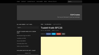 
                            4. Toalett Krakk BFC35 - E&HCreates