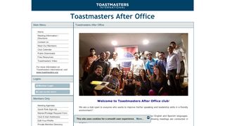 
                            4. Toastmasters After Office