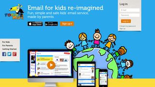 
                            3. Tocomail - Safe Email for Kids!