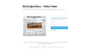 
                            4. Today's Paper - The New York Times