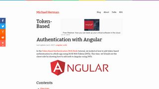 
                            8. Token-Based Authentication with Angular - mherman.org