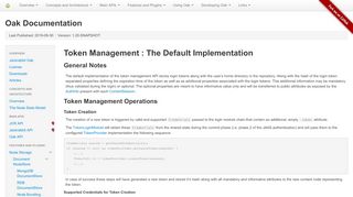 
                            4. Token Management : The Default ... - Jackrabbit Oak