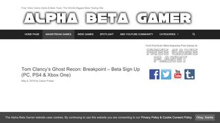 
                            5. Tom Clancy's Ghost Recon: Breakpoint – Beta …