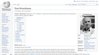 
                            7. Tom Wesselmann - Wikipedia