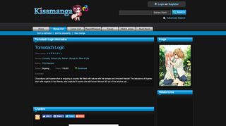 
                            4. Tomodachi Login manga - KissManga