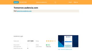 
                            7. Tomorrow.audencia.com: Audencia Login - Easy Counter