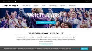 
                            4. Tony Robbins' Life Mastery University: Live an Extraordinary Life