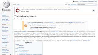 
                            5. Tool-assisted speedrun - Wikipedia