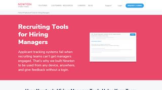 
                            4. Tools for Hiring Managers - Newton Software