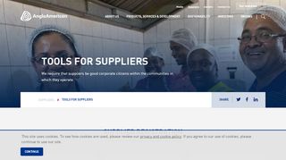 
                            7. Tools for suppliers – Anglo American Platinum