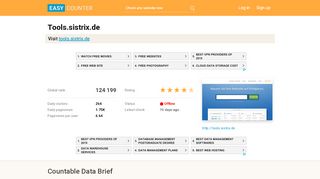 
                            6. Tools.sistrix.de: Login - SISTRIX - Easy Counter