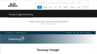 
                            8. Tooway KA BAND VSAT Monitoring Portal satellite Internet Service ...