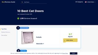 
                            5. Top 10 Cat Doors of 2019 - Best Reviews Guide