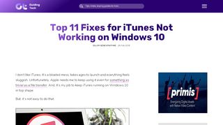
                            5. Top 11 Fixes for iTunes Not Working on Windows 10