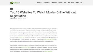 
                            6. Top 15 Websites To Watch Movies Online Without ...