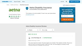 
                            9. Top 166 Reviews about Aetna Disability Insurance