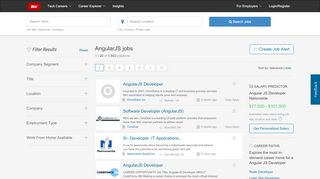 
                            2. Top 20 AngularJS jobs, Now Hiring | Dice.com