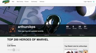 
                            6. TOP 200 HEROES OF MARVEL - comicvine.gamespot.com