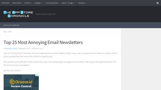 
                            6. Top 25 Most Annoying Email Newsletters - The App …