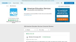 
                            4. Top 307 Reviews about American Education Services