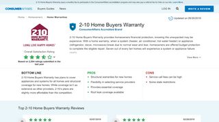 
                            5. Top 4086 Reviews about 2-10 Home Buyers Warranty