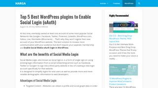 
                            8. Top 5 Best WordPress plugins to Enable Social …