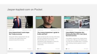 
                            6. Top Articles and Videos about Jasper-kaptest-com on Pocket