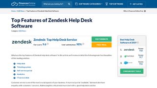 
                            9. Top Features of Zendesk Help Desk Software ...