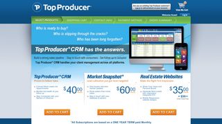 
                            4. Top Producer Online Store - Login