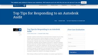 
                            7. Top Tips for Responding to an Autodesk Audit - Scott & Scott, LLP