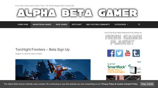 
                            9. Torchlight Frontiers – Beta Sign Up | Alpha Beta Gamer