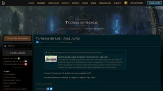 
                            7. Torneios de LoL - Joga Junto