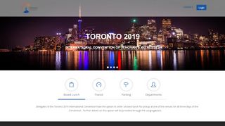 
                            7. Toronto 2019 International Convention: Welcome