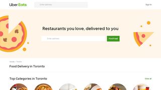 
                            6. Toronto Food delivery | Restaurants near me | Uber Eats