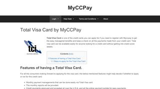 
                            7. Total Visa Card by MyCCPay – MyCCPay