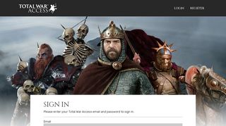 
                            9. Total War Access | Sign In