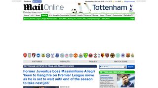 
                            8. Tottenham News: Latest on Stadium, Fixtures and Results ...